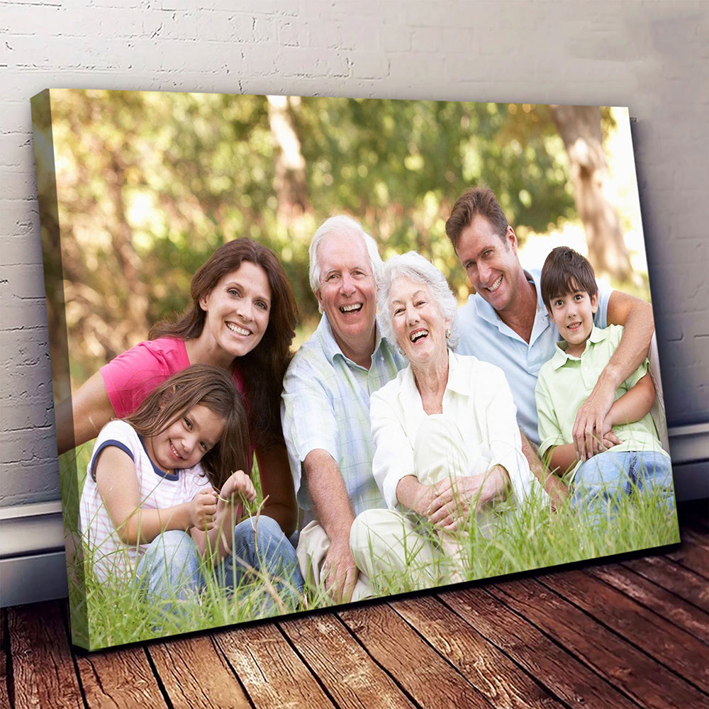 Personalisierte Foto-Leinwand – Geschenk für Paare, Familie & Tierliebhaber