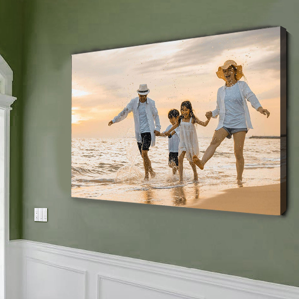 Personalisierte Foto-Leinwand – Geschenk für Paare, Familie & Tierliebhaber